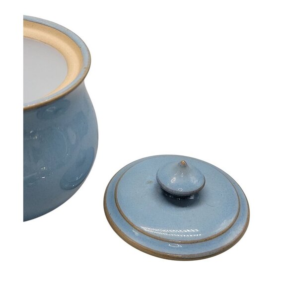 Denby-Langley Colonial Lidded Sugar Bowl Earthenware VTG Discontinued England - Picture 3 of 7